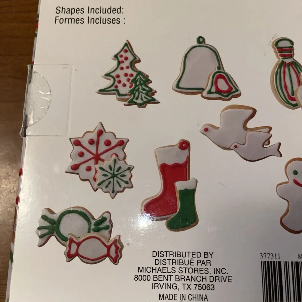 Christmas Cookie Cutter Set Celebrate It 20pc Metal Bakeware 10 Shapes 174F
